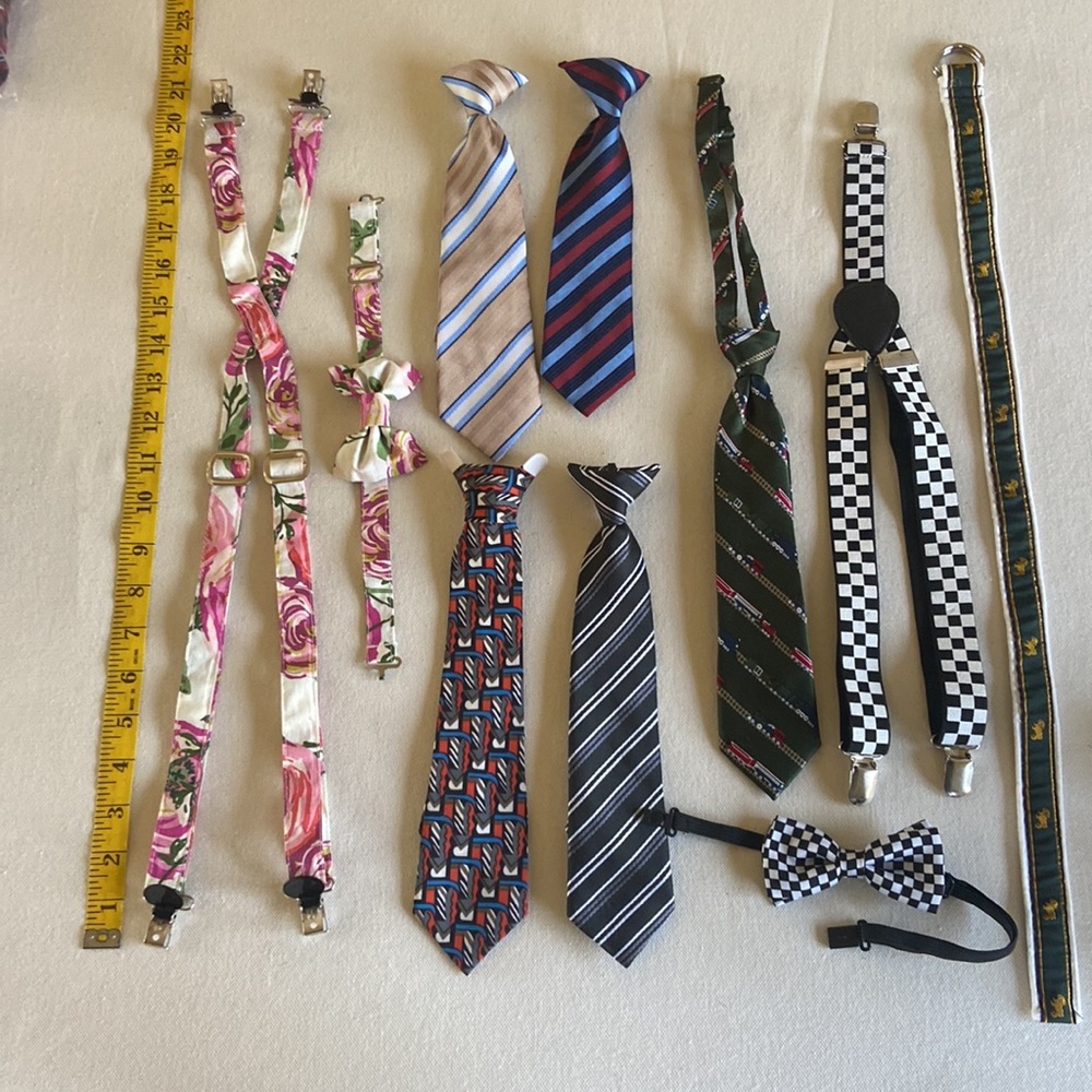 Toddler boy dress accessory bundle